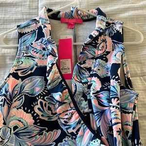 Brand new Lilly Pulitzer Romee wrap dress in high tide holy flockamolie